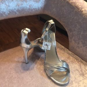 Silver Pumps